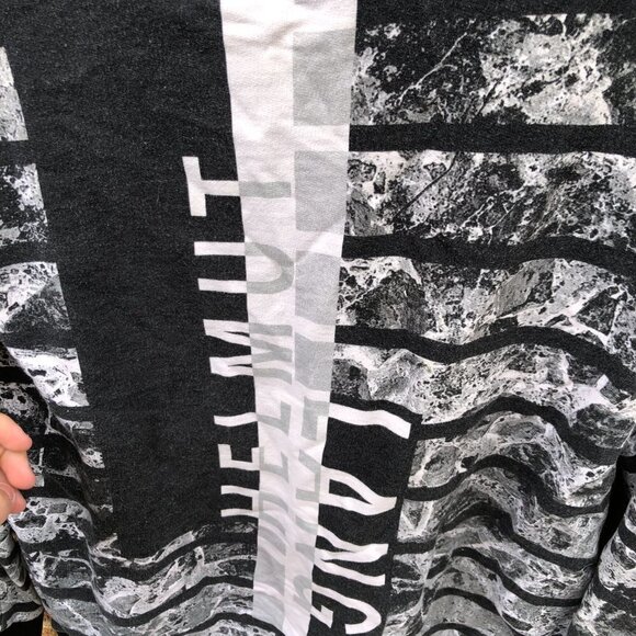 Helmut Lang Big Logo Gradient Crewneck Sweater Medium - Picture 3 of 5